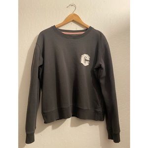 Letter C Grey Crewneck Sweater Cotton On Large